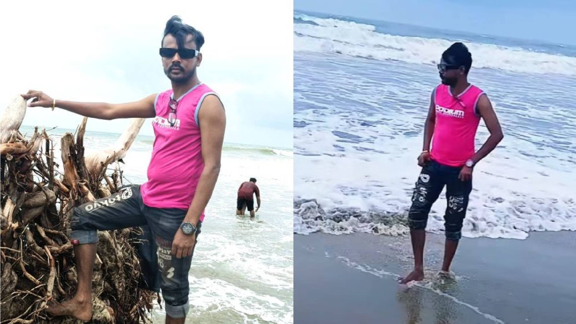 কক্সবাজারে হিরো আলম। ছবি: সংগৃহীত