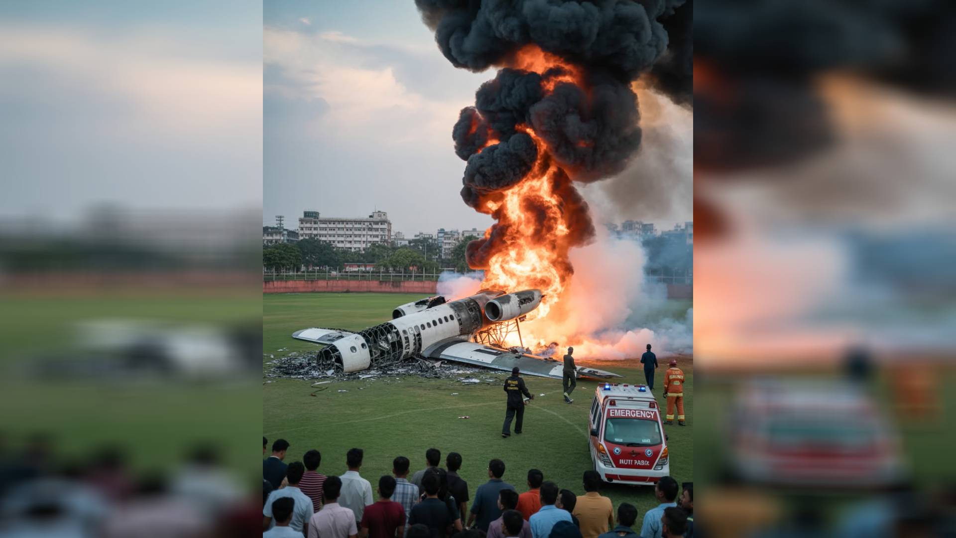 Breaking News : উত্তরায় প্রশিক্ষণ বিমান বিধ্বস্ত