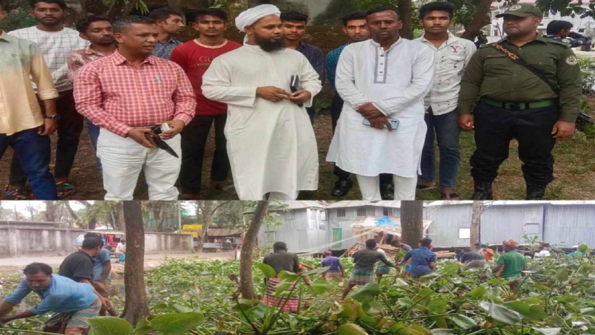 আমতলীতে ইজিপিপি'র অর্থায়নে পরিস্কার পরিচ্ছন্ন কার্যক্রম শুরু