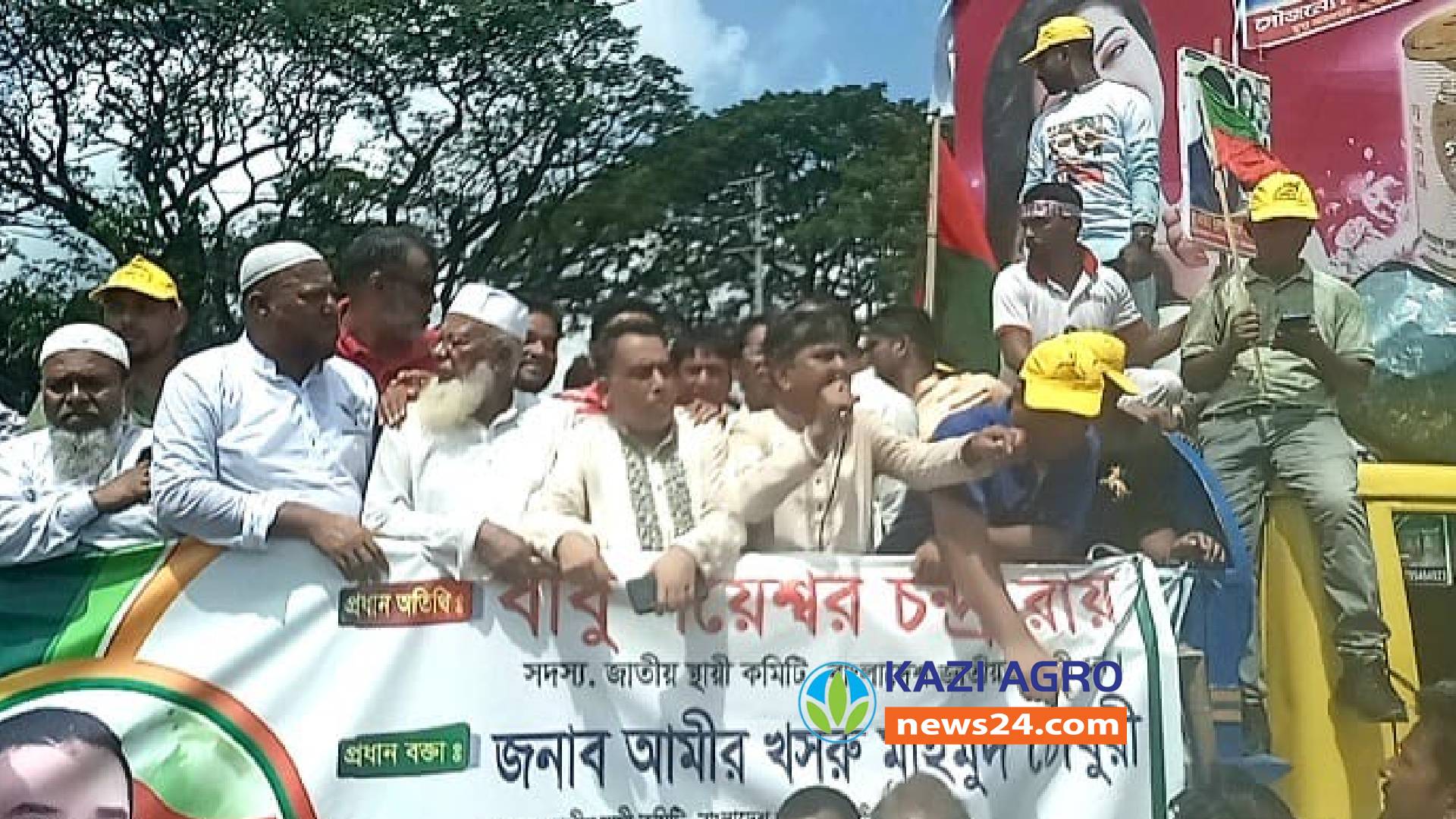 আশুগন্জ ও সরাইলে তারণ্যের রোড মার্চ পথসভা অনুষ্ঠিত।