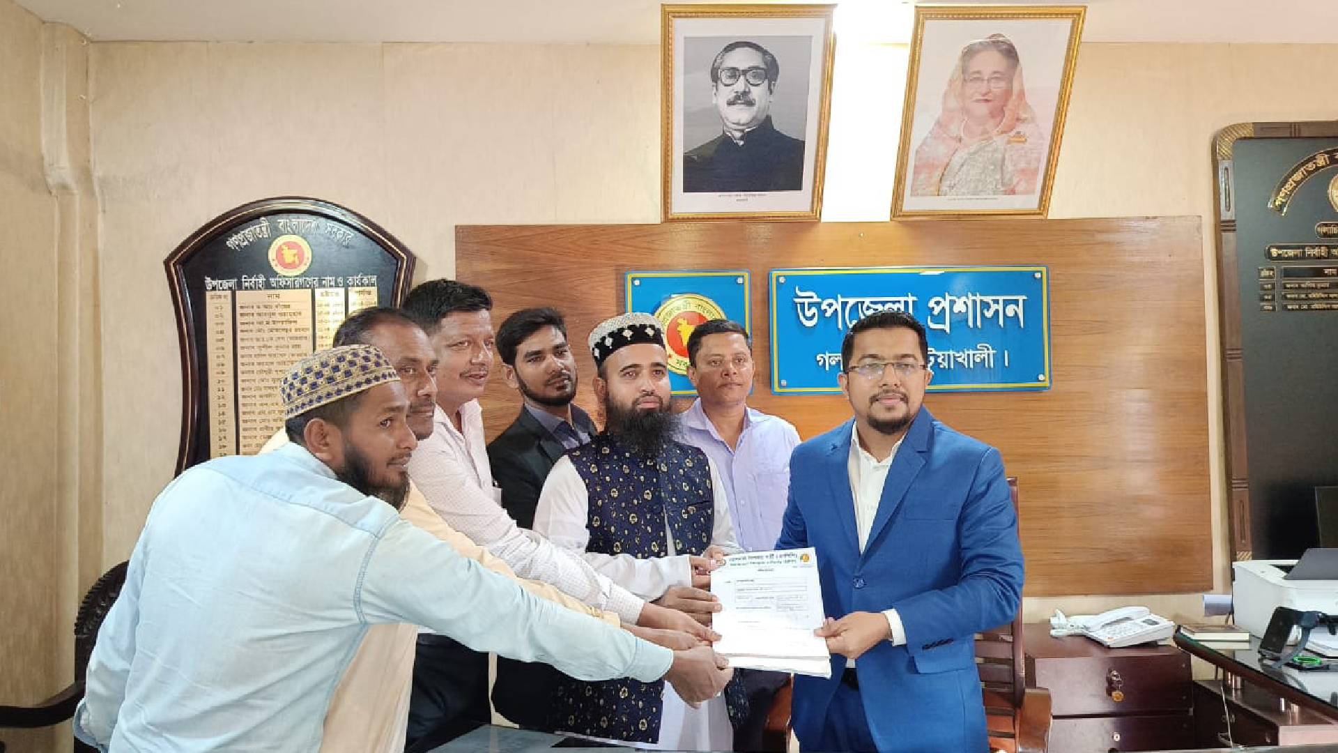 এনপিপি প্রার্থী হিসেবে মনোনয়নপত্র জমা দিলেন মাওলানা মুহাম্মদ ছাইফুর