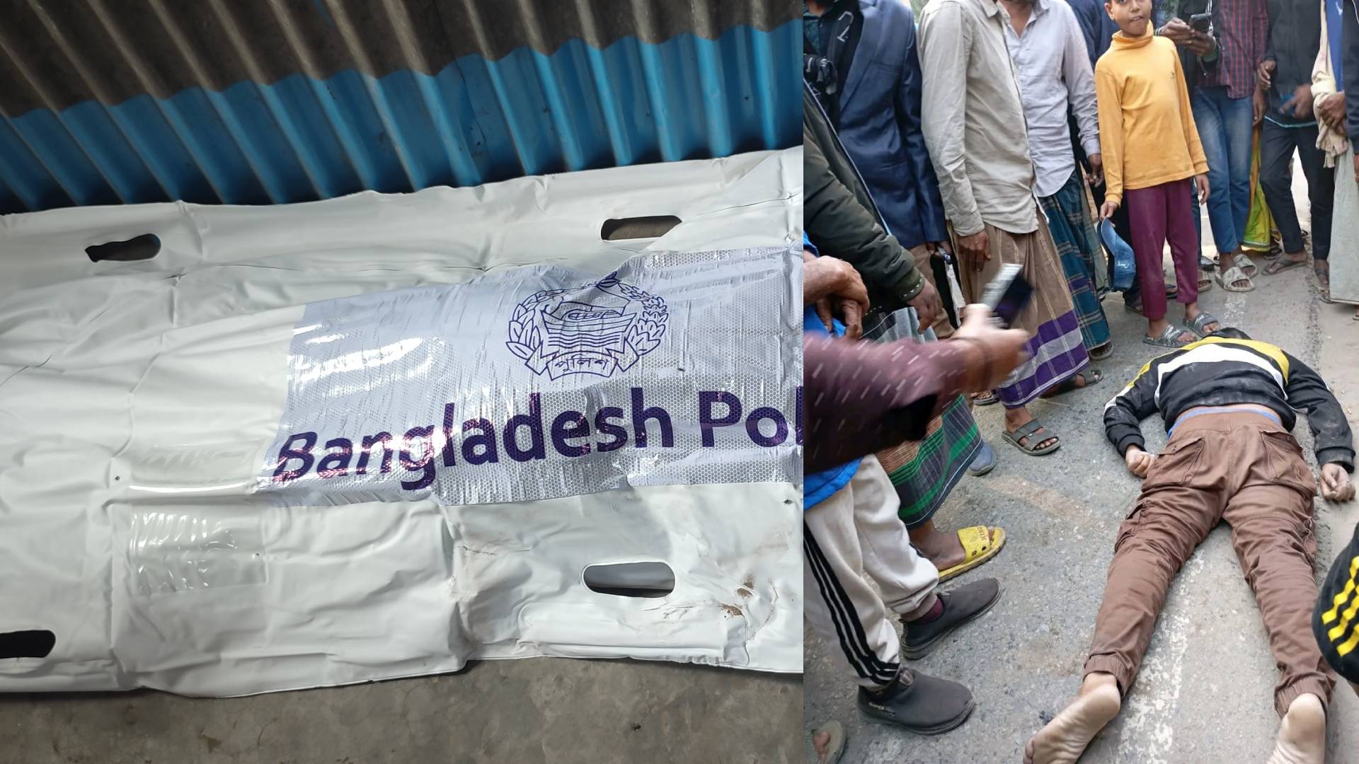 এনায়েতপুরে ট্রাক-মোটরসাইকেল সংঘর্ষে ১ যুবকের মৃত্যু