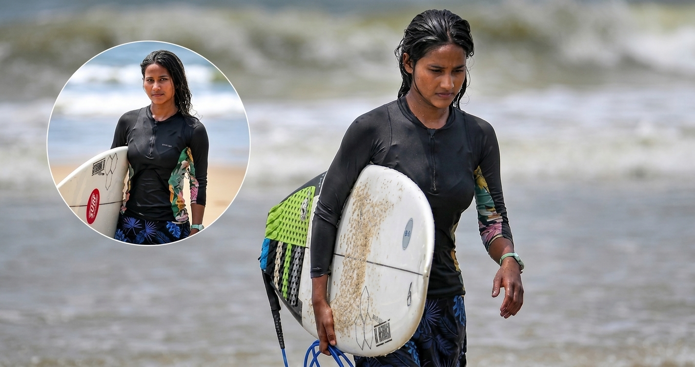এশিয়ান গেমসে বাংলাদেশের প্রথম নারী সার্ফার ফাতেমা