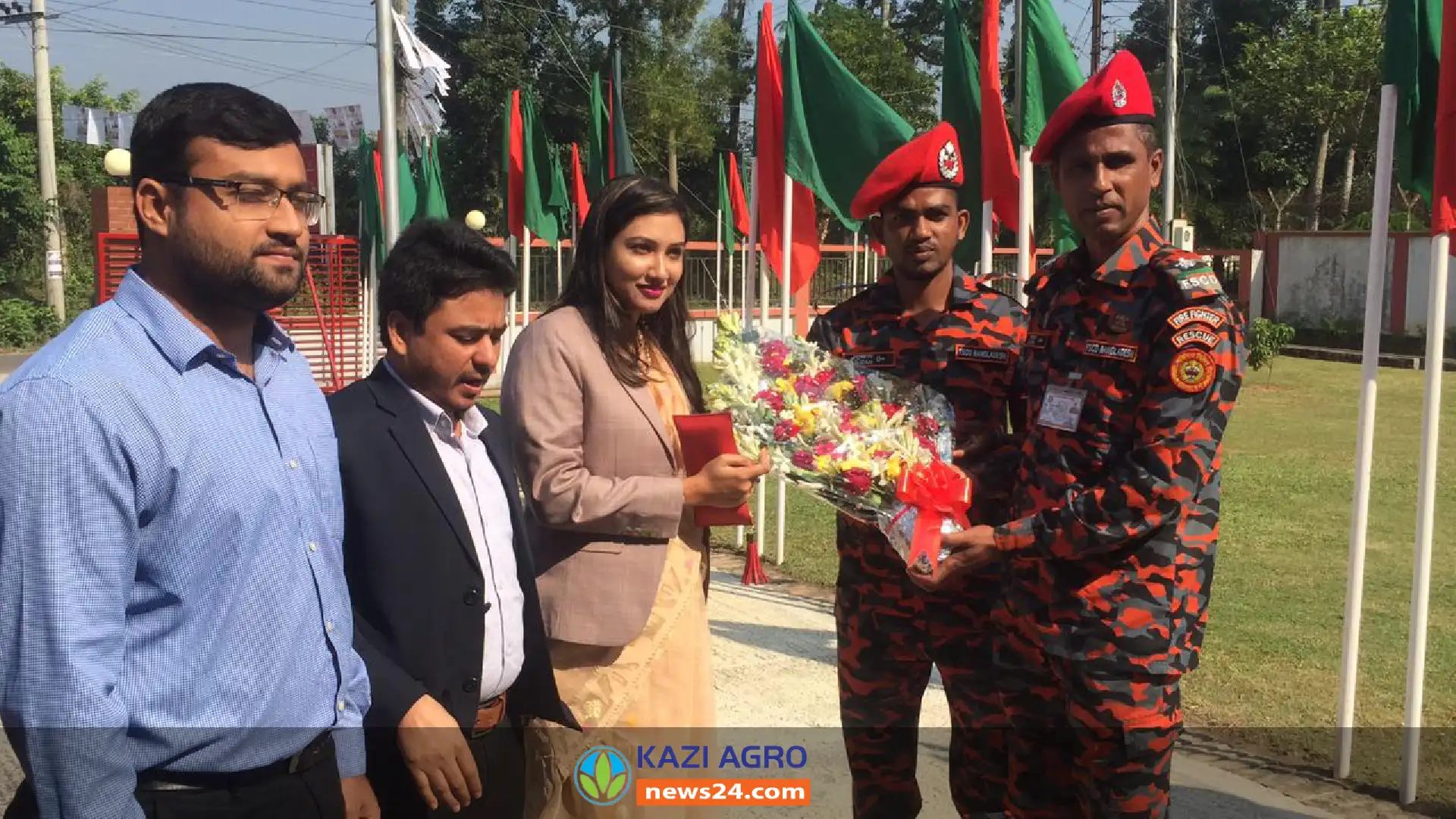 ঘাটাইলে ফায়ার সার্ভিস ও সিভিল ডিফেন্স সপ্তাহের উদ্বোধন