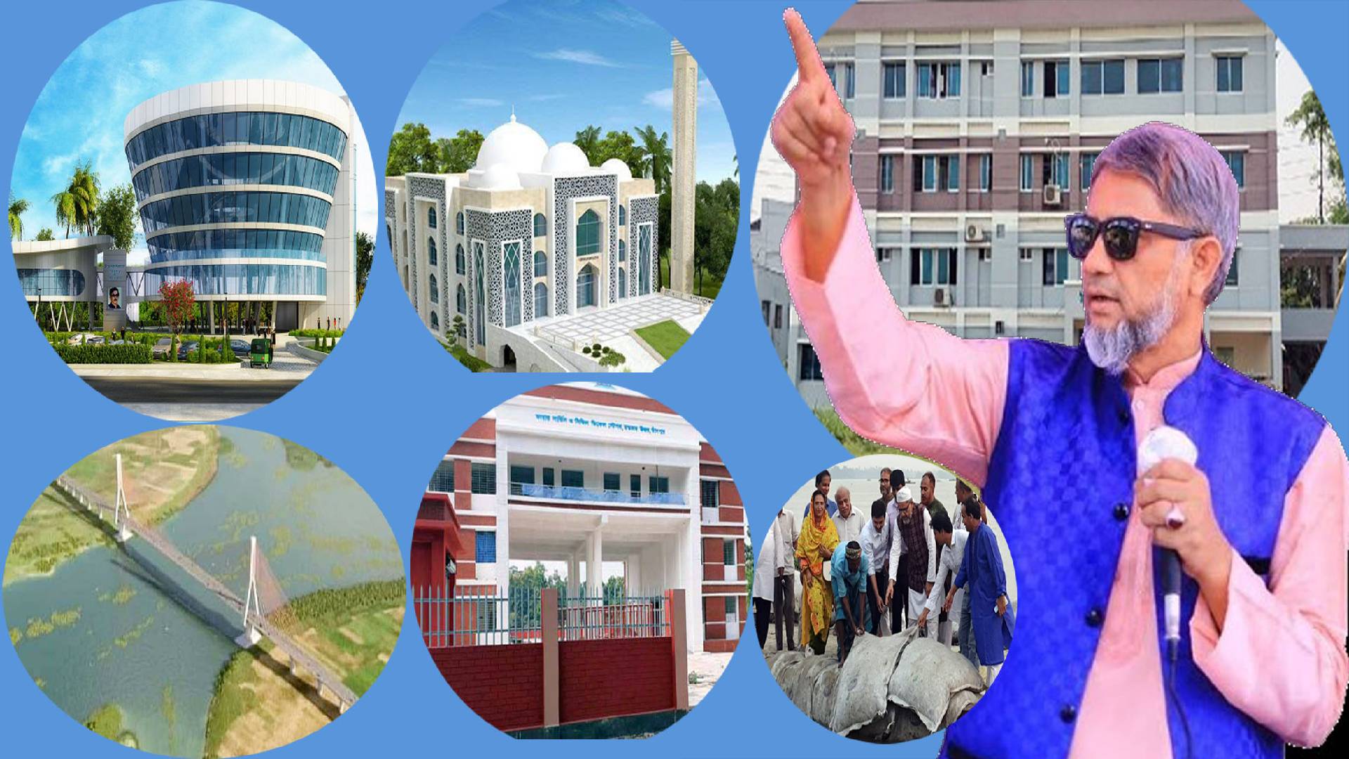 চাঁদপুর-২ আসনে জনপ্রিয়তায় শীর্ষে এমপি নুরুল আমিন রুহুল