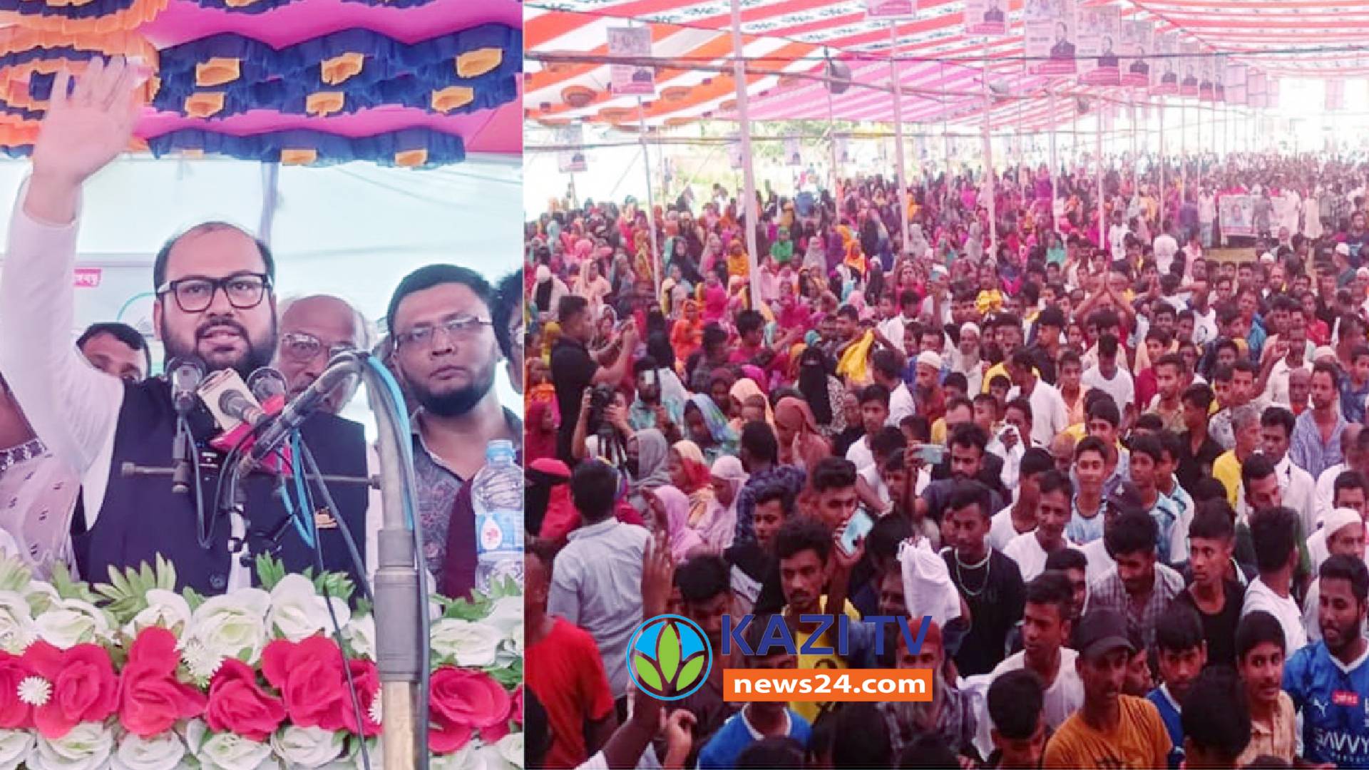 ছেংগারচর শান্তি ও উন্নয়ন সমাবেশে এম ইসফাক আহসান সিআইপি