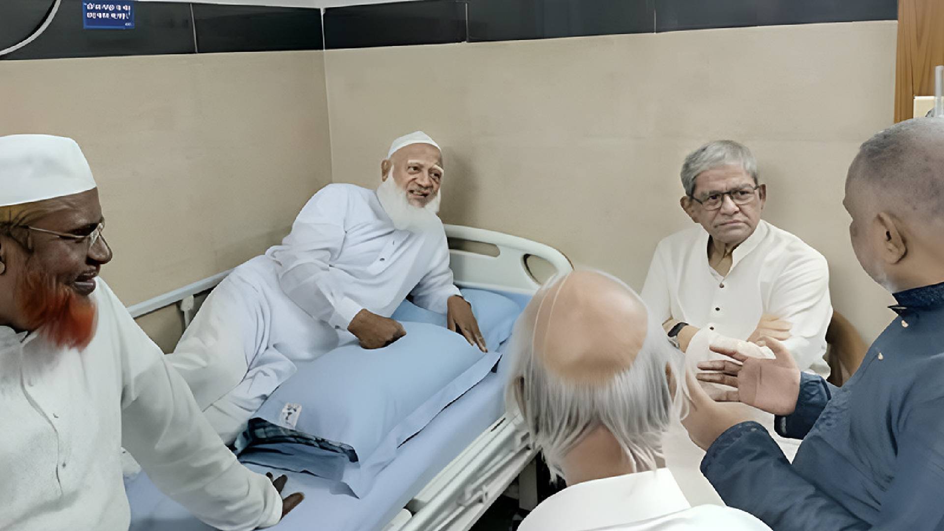 জামায়াত আমিরকে দেখতে হাসপাতালে মির্জা ফখরুল, মঈন খান