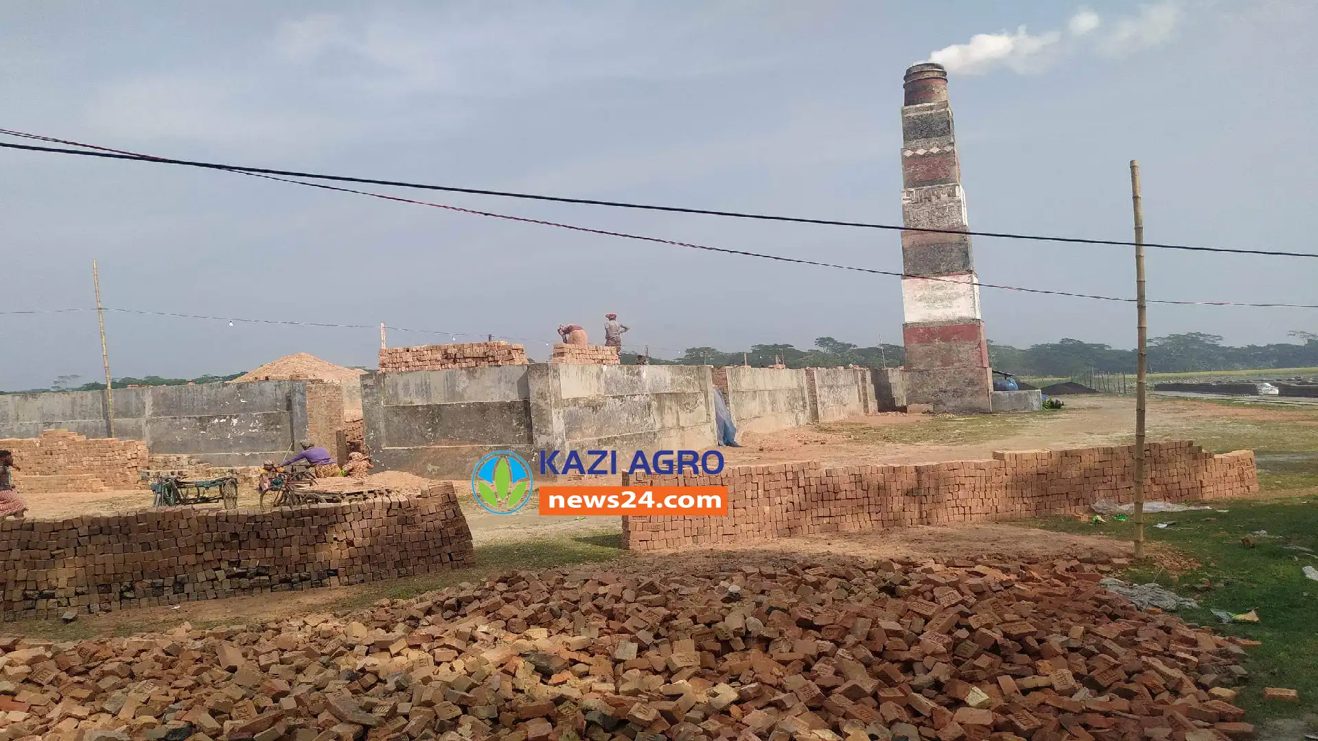 ঝালকাঠির নলছিটিতে  ইউপি সদস্য  নেতৃত্বে ইটভাটায় ভাংচুর ও হামলার অভিযোগ
