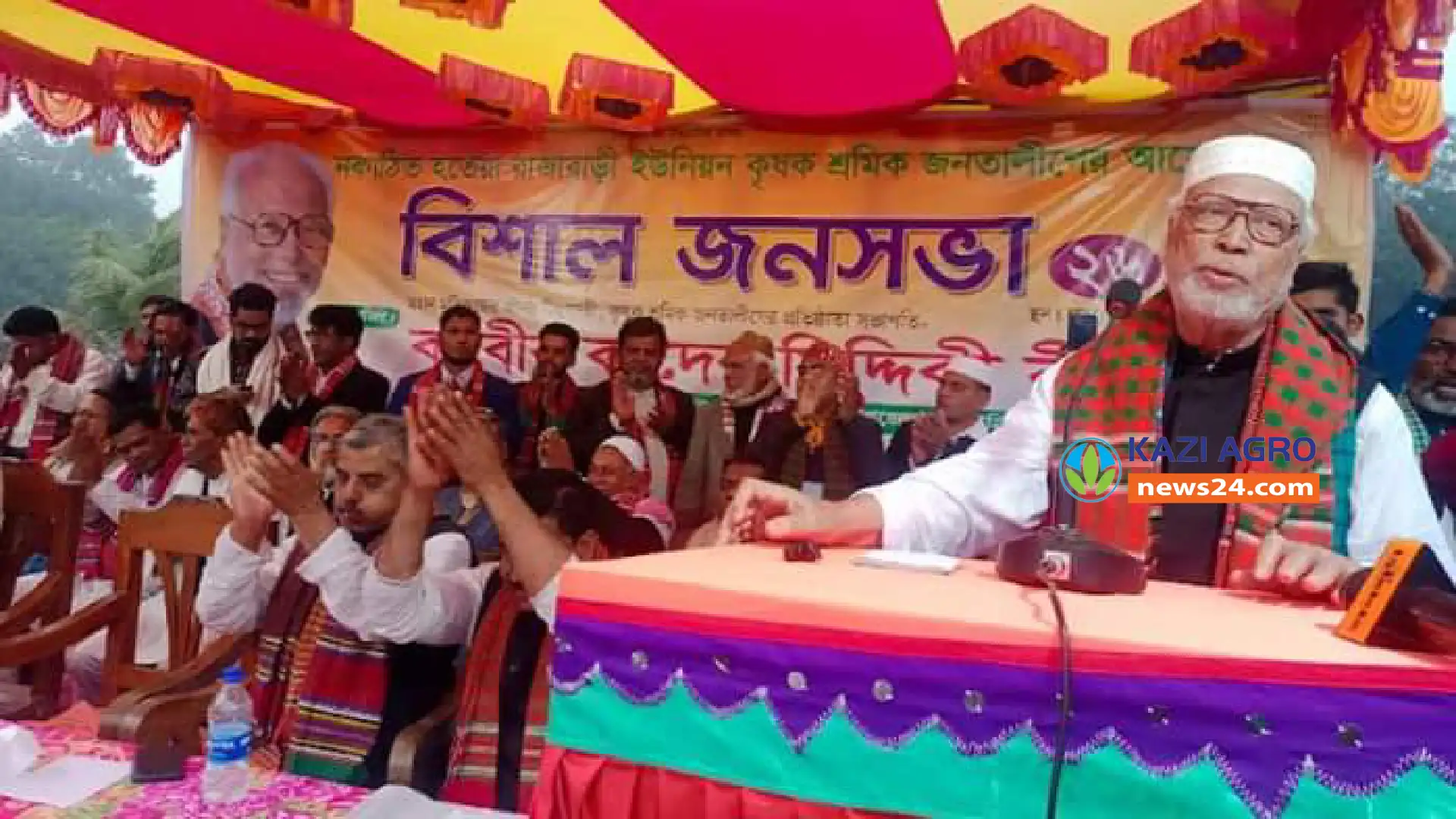 টাঙ্গাইলে ভোট চুরি করতে দিবো না বললেন কৃষক শ্রমিক জনতা লীগের বঙ্গবীর কাদের সিদ্দিকী