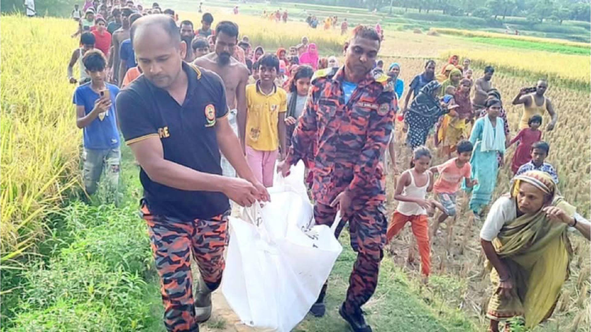 নওগাঁর যমুনা নদীতে পড়ে হাবিব নামে এক শিশুর মৃত্যু