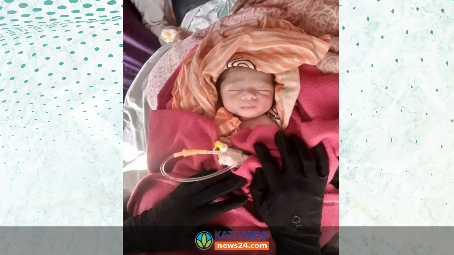 নরসিংদী মনোহরদীতে রাস্তার পাশ থেকে জীবিত এক মেয়ে নবজাতক উদ্ধার