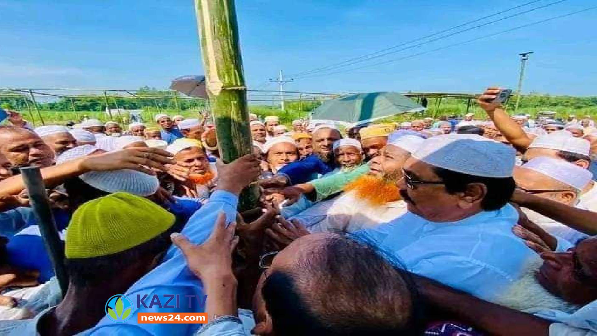 নীলফামারী তে ইজতেমার খুটি গেড়ে উদ্ভোদন