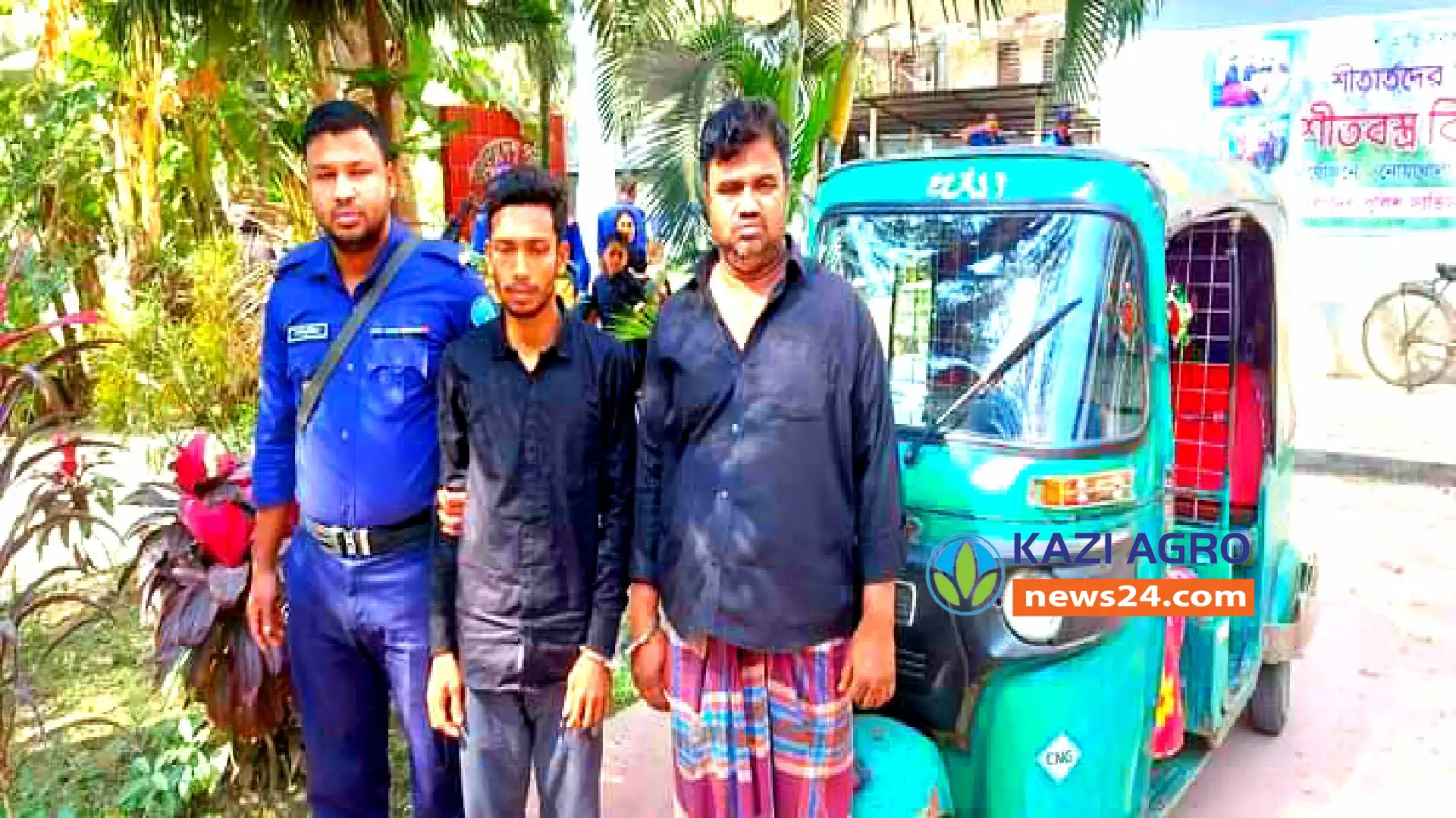 নোয়াখালী কোম্পানীগঞ্জে আন্তঃজেলা সিএনজি চোর চক্রের গডফাদার আটক