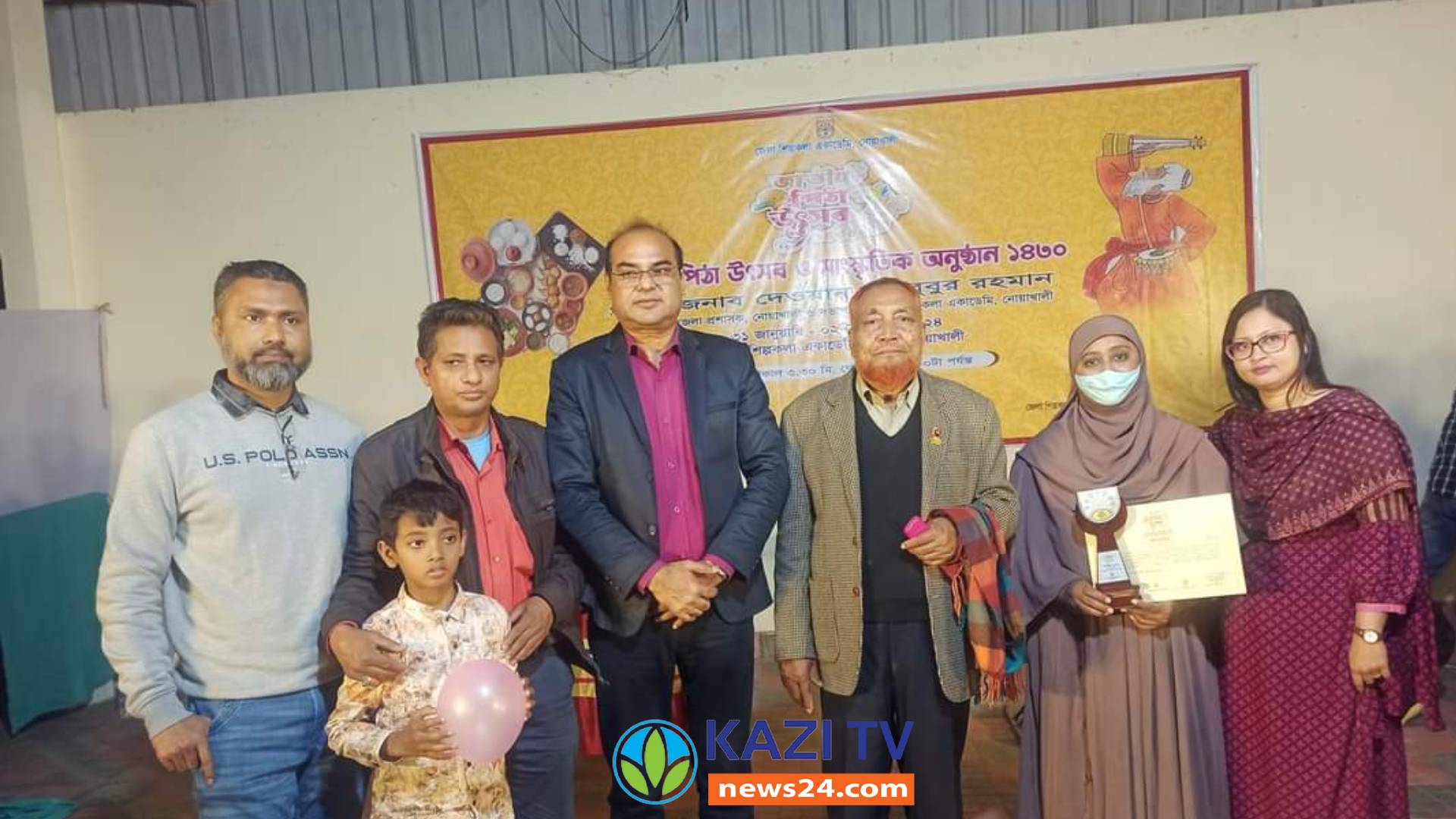 নোয়াখালীতে জাতীয় পিঠা উৎসবে প্রথম পুরষ্কার পেলেন’ দারদাস ফ্লভার অফ হোম
