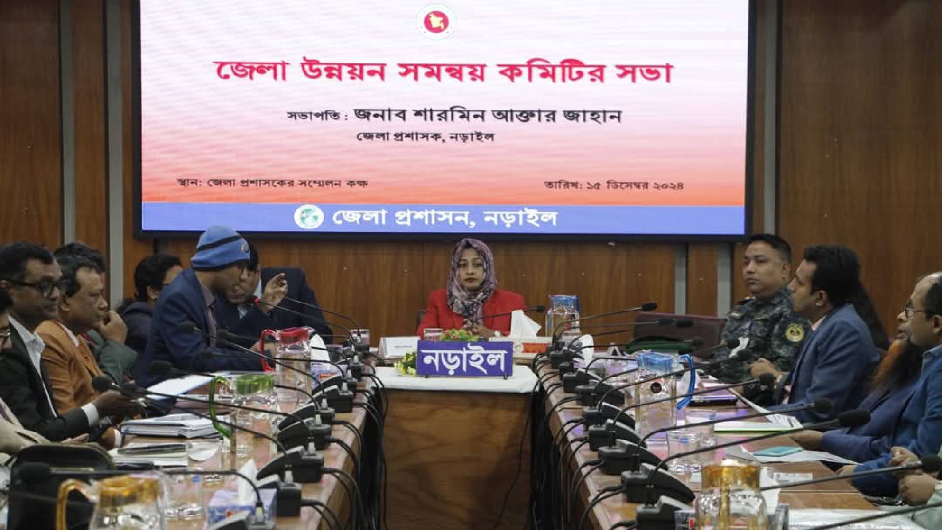 নড়াইলে উন্নয়ন সমন্বয় কমিটির মাসিক সভা অনুষ্ঠিত