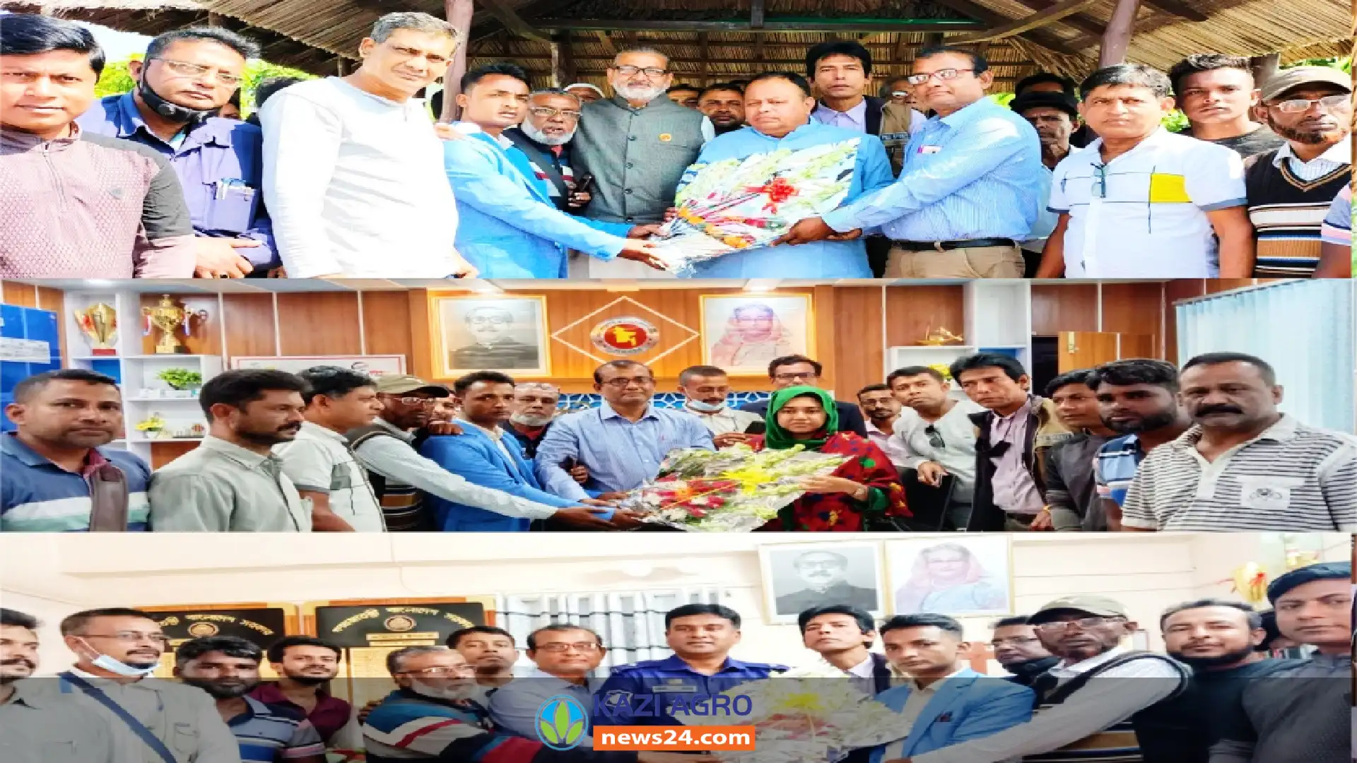 পাইকগাছায়(বিএমএসএস)এর কমিটি'র সাথে এমপি উপজেলা চেয়ারম্যান ইউএনও ওসি'র মতবিনিময়