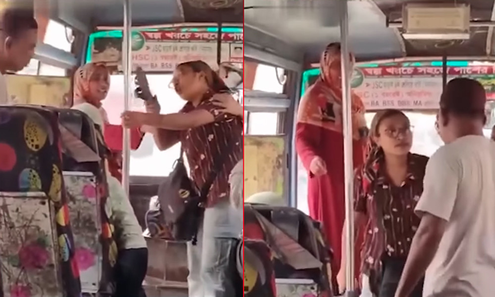 পোশাক নিয়ে কটুক্তিকারীকে জুতাপেটা করলেন তরুণী