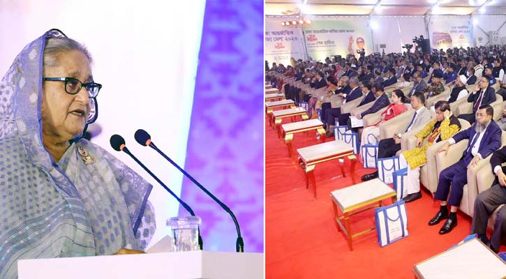 প্রধানমন্ত্রী বাণিজ্যমেলা উদ্বোধন করলেন