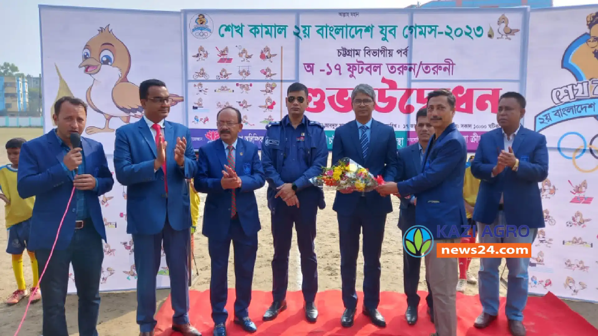 ফেনীতে শেখ কামাল দ্বিতীয় চট্টগ্রাম বিভাগীয় যুব ফুটবল শুরু