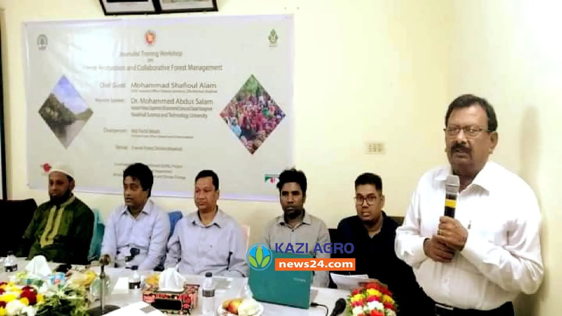 বনায়নে উপকার ভোগীদের মাঝে চুক্তিনামা ও বন পুনরুদ্ধার কর্মশালা অনুষ্ঠিত