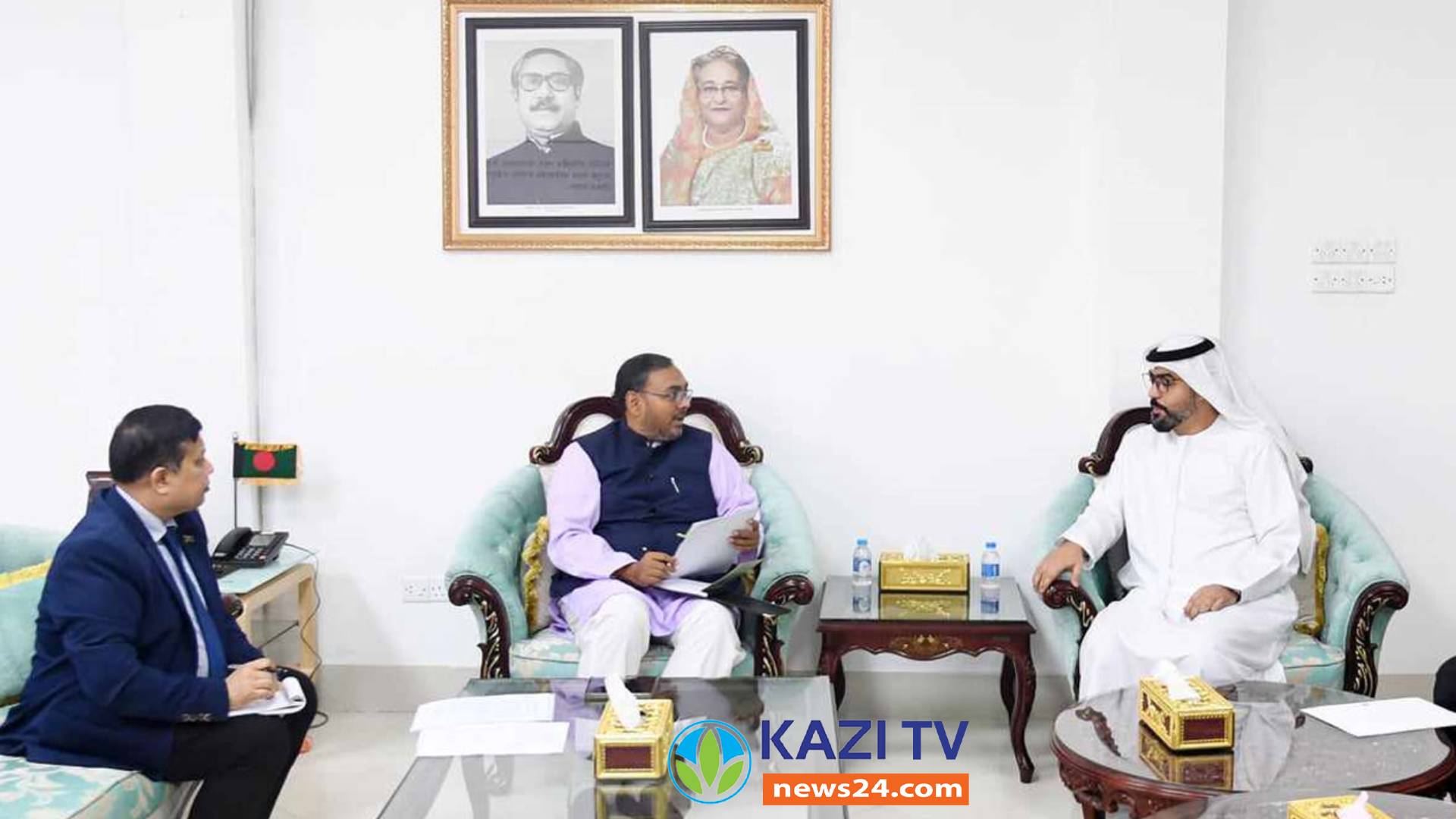 বাণিজ্য প্রতিমন্ত্রীর সঙ্গে চার দেশের রাষ্ট্রদূতের সাক্ষাৎ