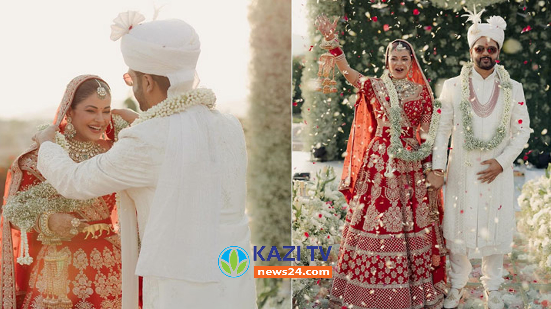বিয়েতে বোন প্রিয়াঙ্কাকে যেভাবে অনুকরণ করলেন মীরা