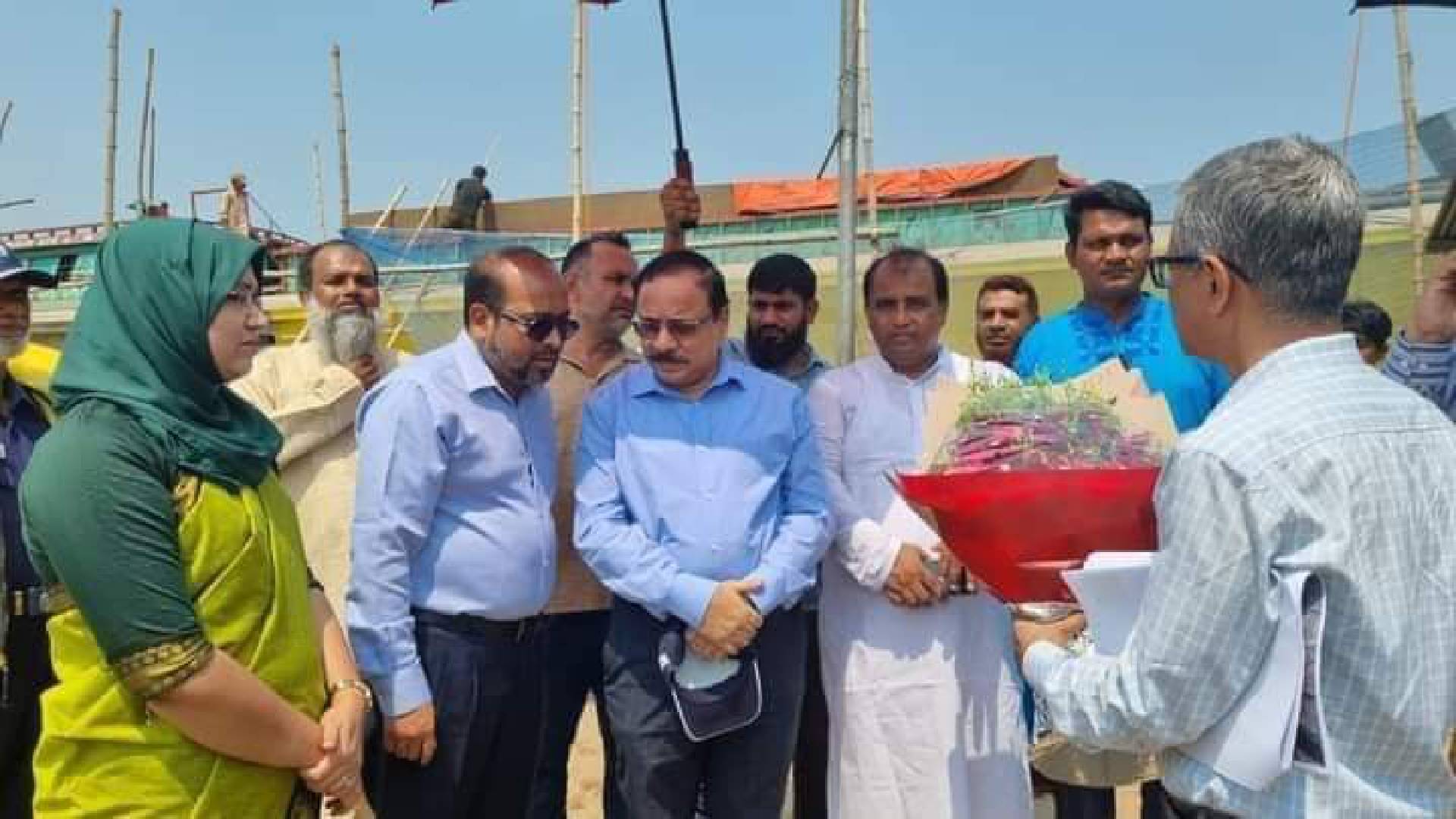 মতলব-গজারিয়া সংযোগ সেতু স্থান এবং ষাটনল পর্যটন কেন্দ্র পরিদর্শন
