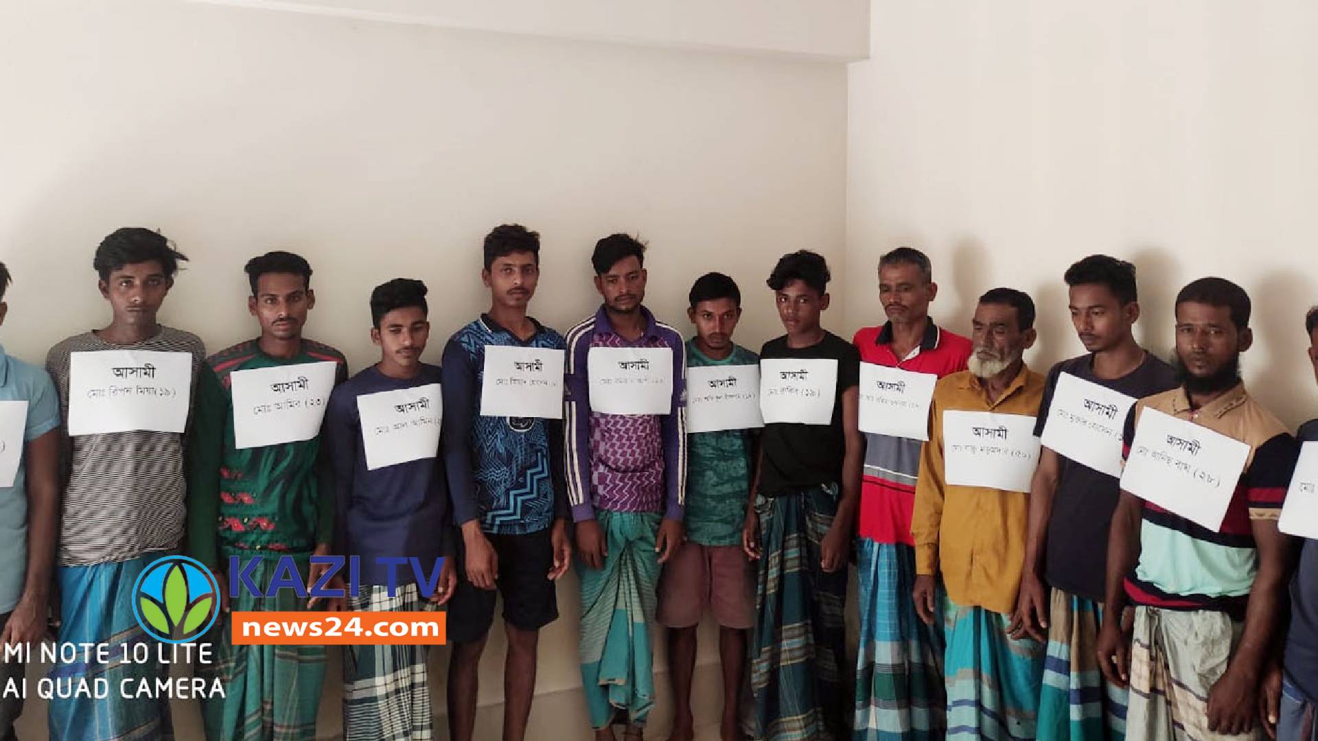 মতলব উত্তরে মোহনপুর নৌপুলিশের অভিযানে ১৩ জেলে আটক