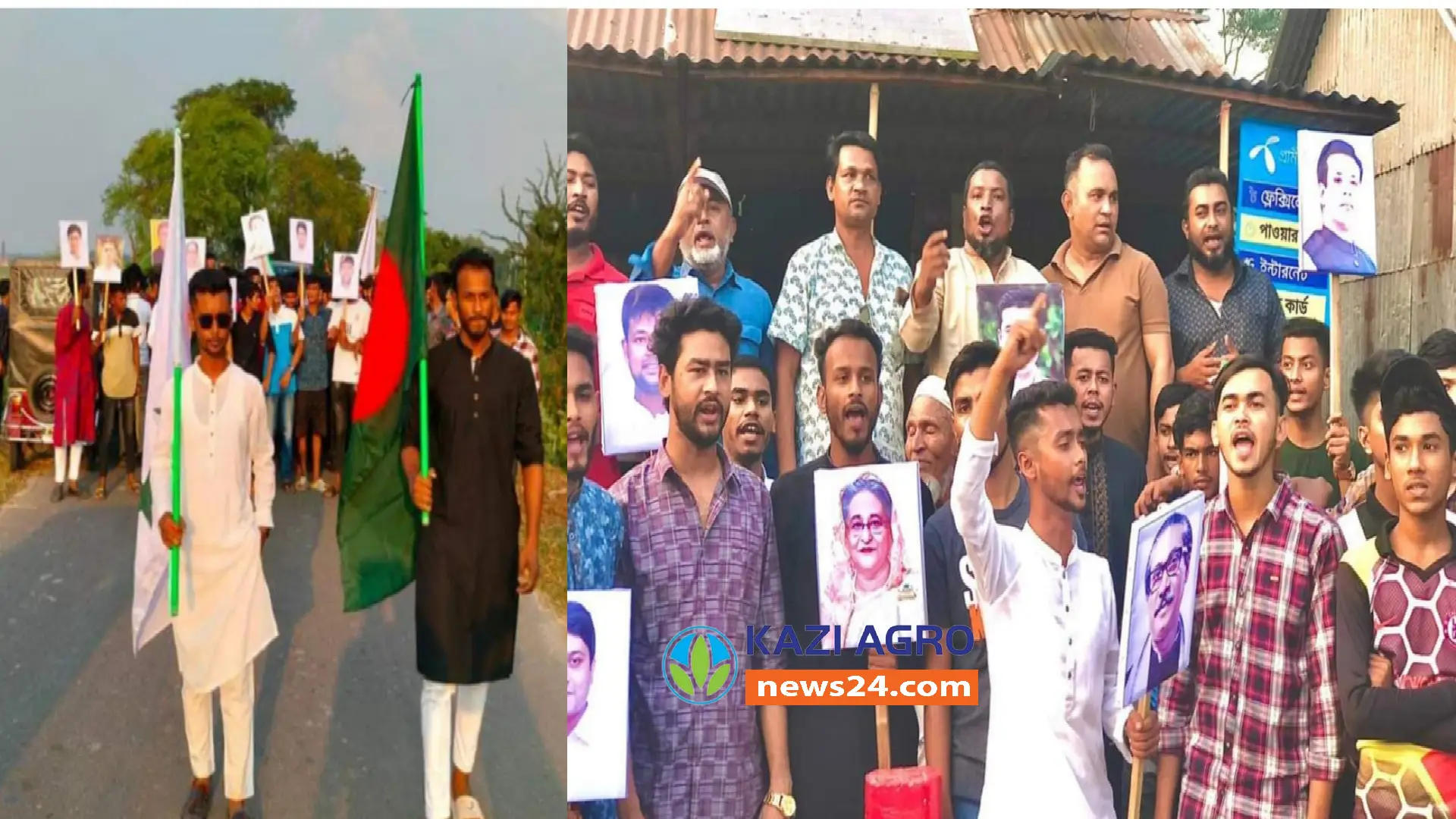 মতলব উত্তরে সাদুল্লাপুর ইউনিয়ন ছাত্রলীগের আনন্দ মিছিল