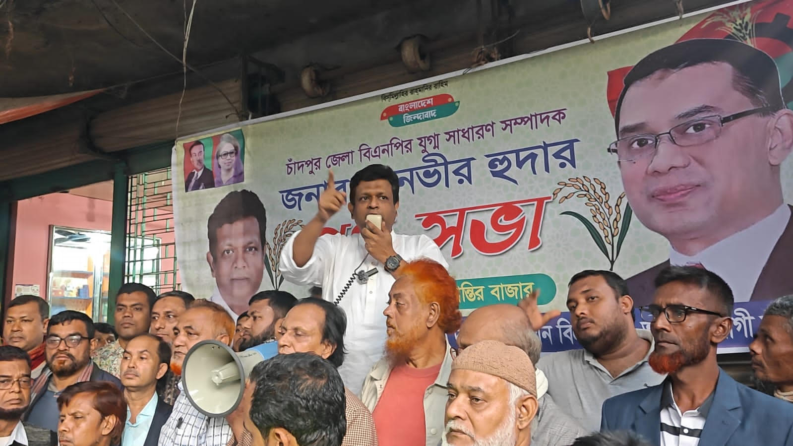 মতলবে তানভীর হুদা'র পথসভা ও গণ সংযোগ