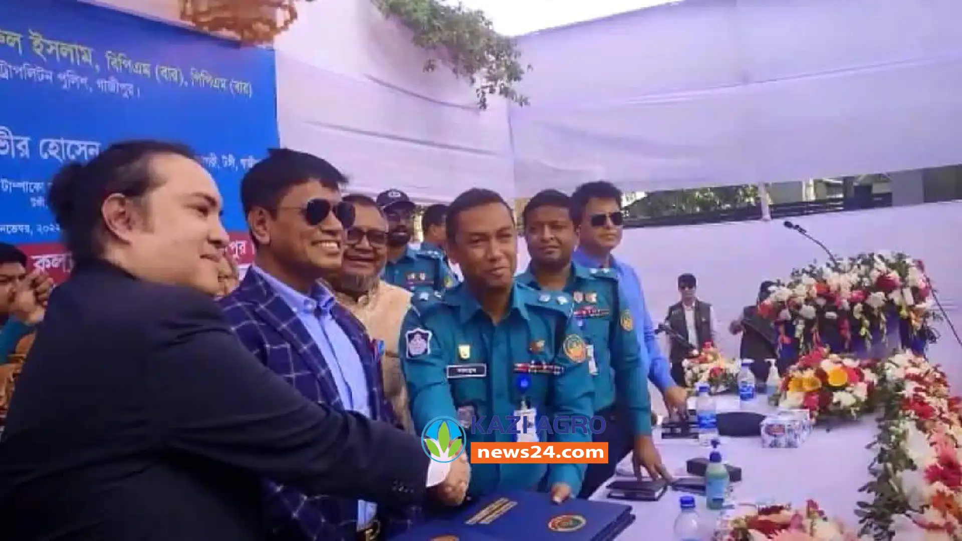 মাদক সন্ত্রাস চাঁদাবাজি মুক্ত রাখার নিমিত্তে সমঝোতা স্মারক স্বাক্ষরিত