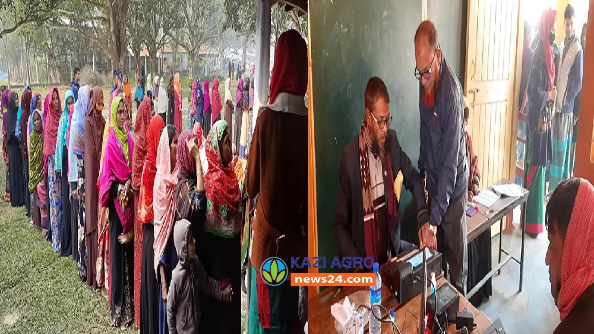 রাজশাহীতে উৎসবমুখর পরিবেশে চলছে ভোটগ্রহণ