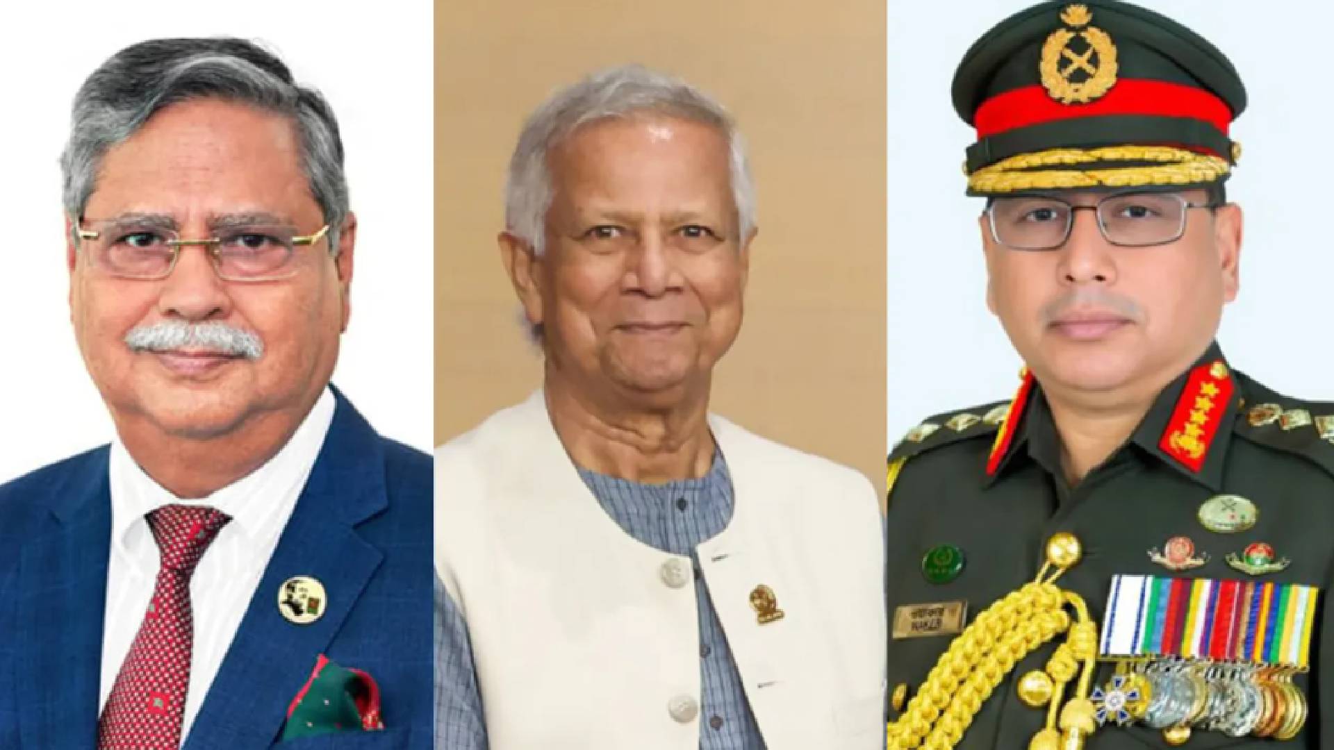 রাষ্ট্রপতি ও প্রধান উপদেষ্টার সঙ্গে সেনাপ্রধানের সাক্ষাৎ