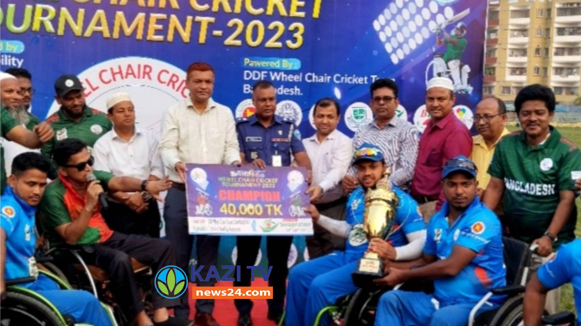 শেখ রাসেল হুইলচেয়ার টি-১০ ক্রিকেটে চট্টগ্রাম চ্যাম্পিয়ান।