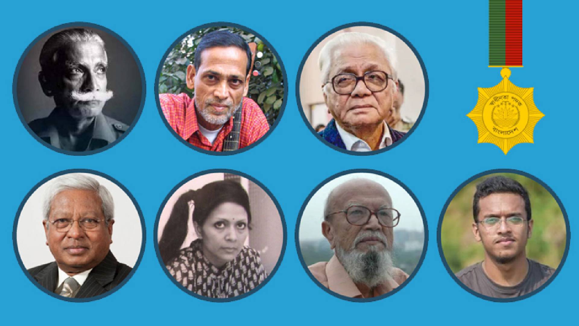 সাতজন পাচ্ছেন স্বাধীনতা পুরস্কার, কে কোন ক্ষেত্রে?