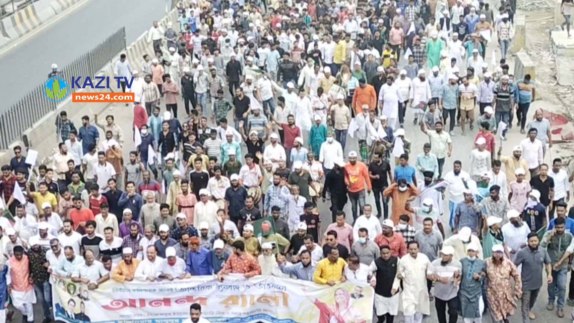 সোনারগাঁয়ে ইঞ্জিনিয়ার মাসুমের নেতৃত্বে আনন্দ র‍্যালী