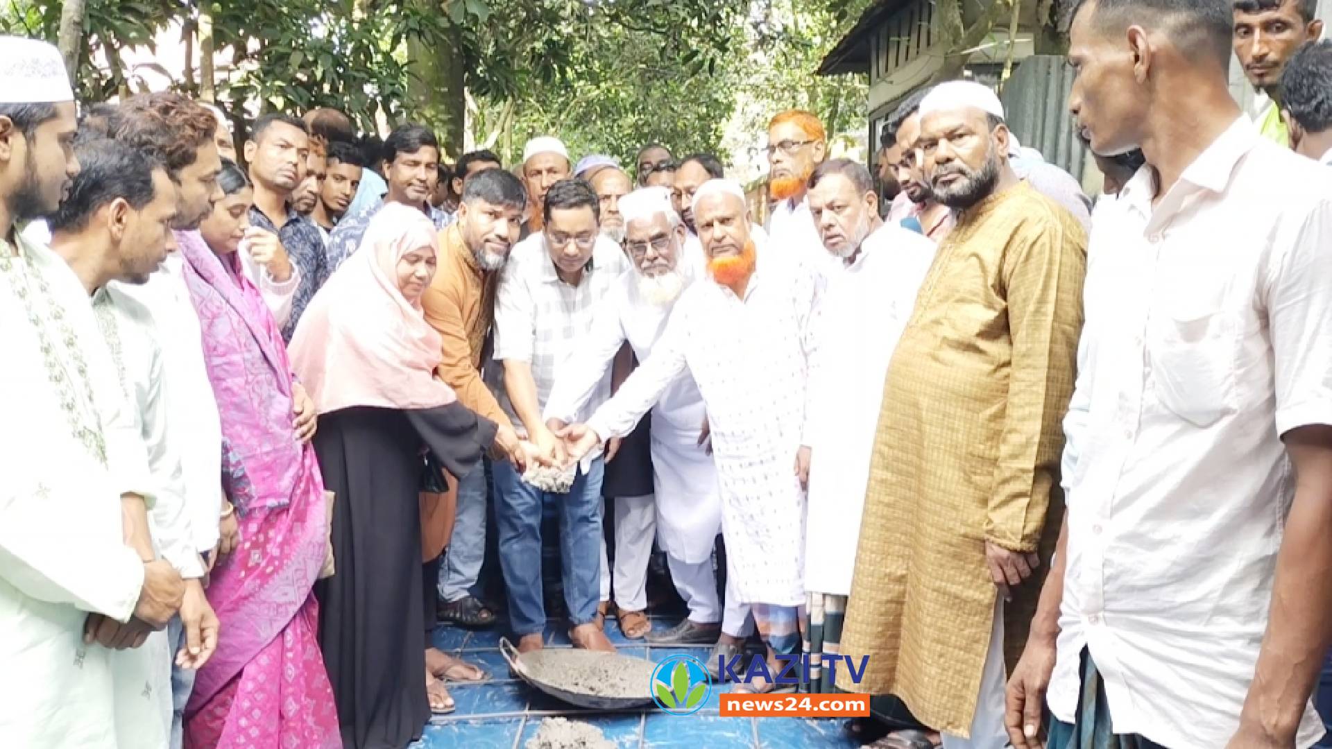 সোনারগাঁয়ে চারটি রাস্তার কাজের উদ্বোধন করেন চেয়ারম্যান জাহিদ হাসান জিন্নাহ