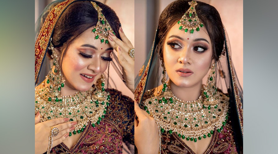হঠাৎ বিয়ের সাজে দেখা গেল দীঘিকে!