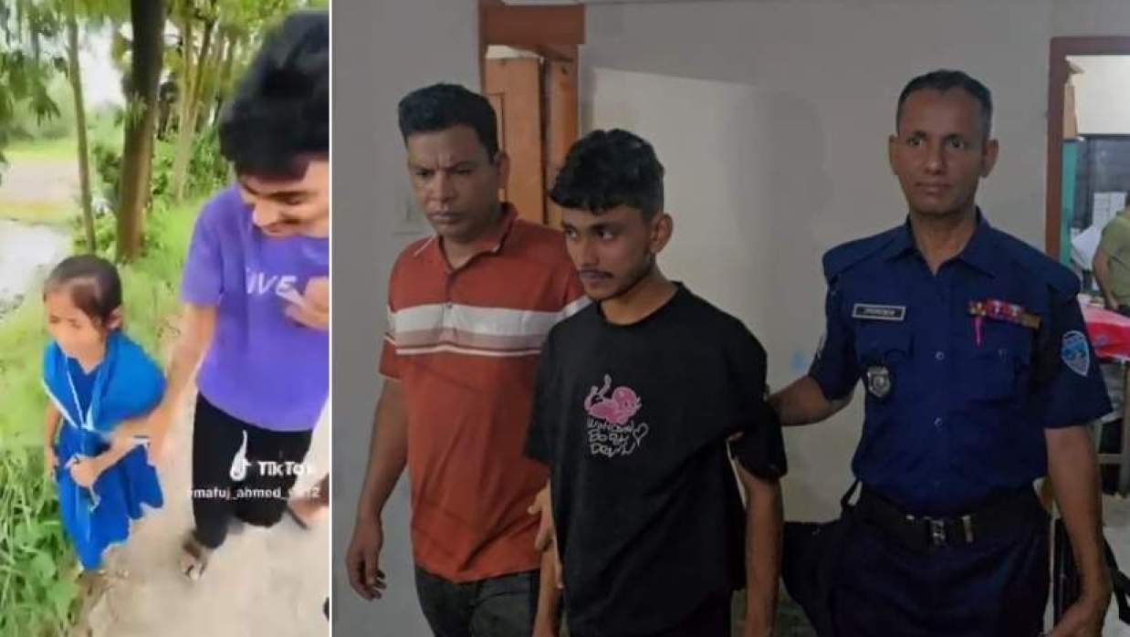 ৬ বছরের শিশুকে হয়রানি করে ভিডিও, সামাজিক মাধ্যমে ছড়াতেই গ্রেপ্তার অভিযুক্ত